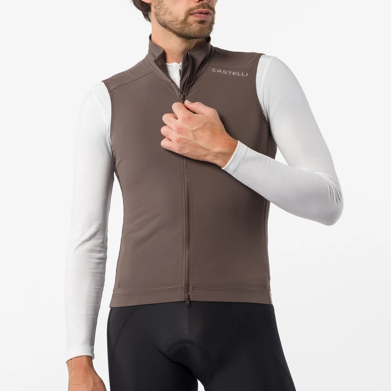 Gilet Castelli Espresso 2 - Marrone