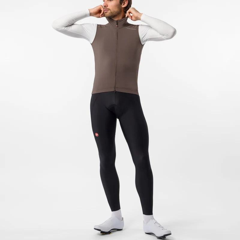 Gilet Castelli Espresso 2 - Marrone