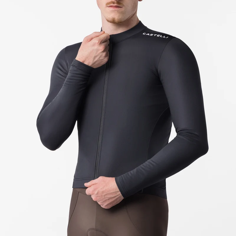 Maglia maniche lunghe Castelli Espresso Thermal 2 - Nero
