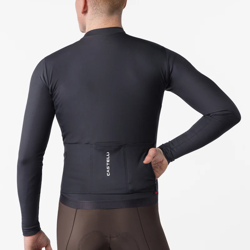Maglia maniche lunghe Castelli Espresso Thermal 2 - Nero