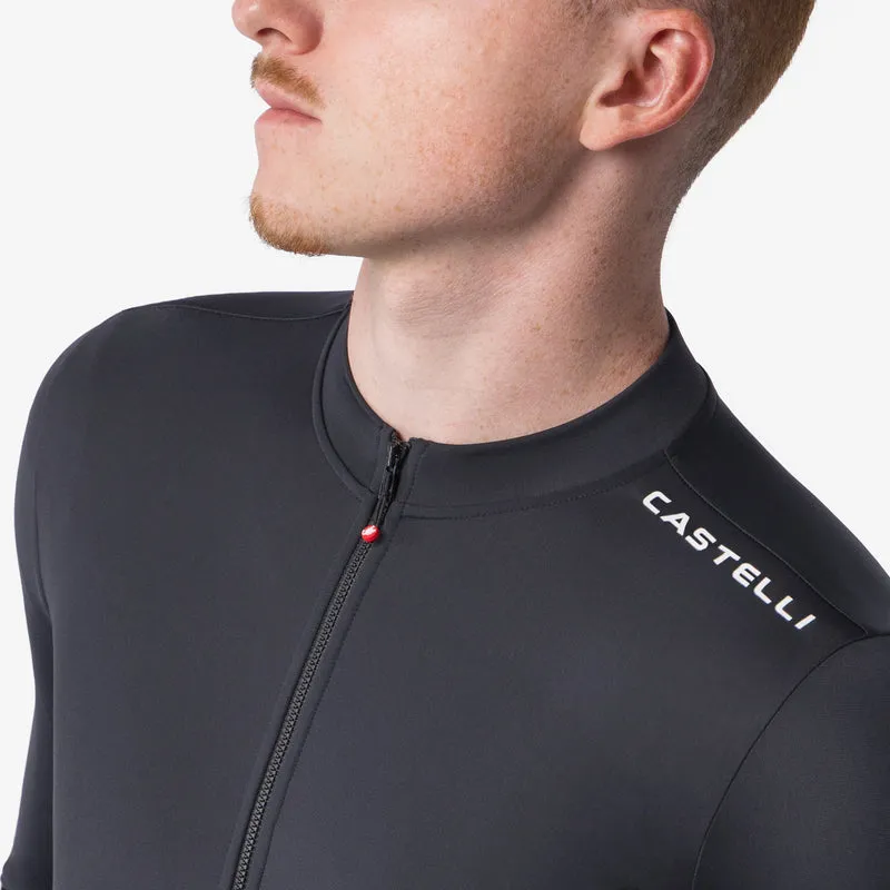 Maglia maniche lunghe Castelli Espresso Thermal 2 - Nero