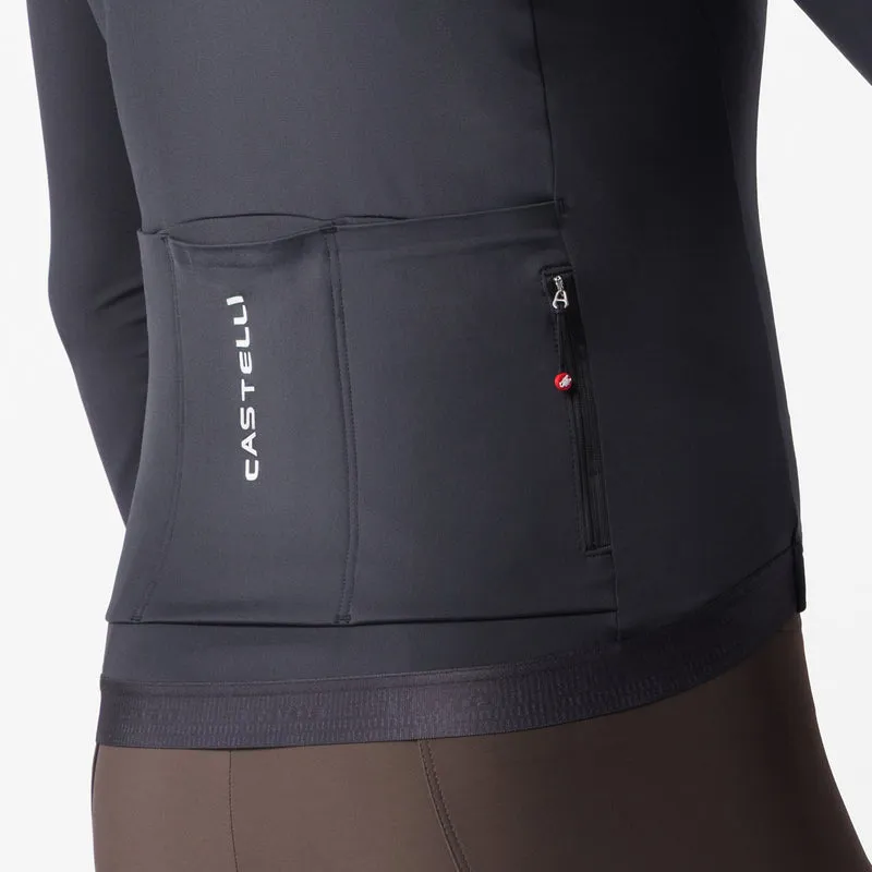 Maglia maniche lunghe Castelli Espresso Thermal 2 - Nero