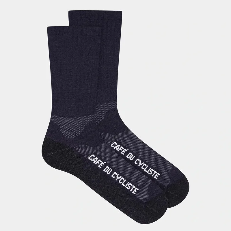 Calze Cafe du Cycliste Primaloft - Blu