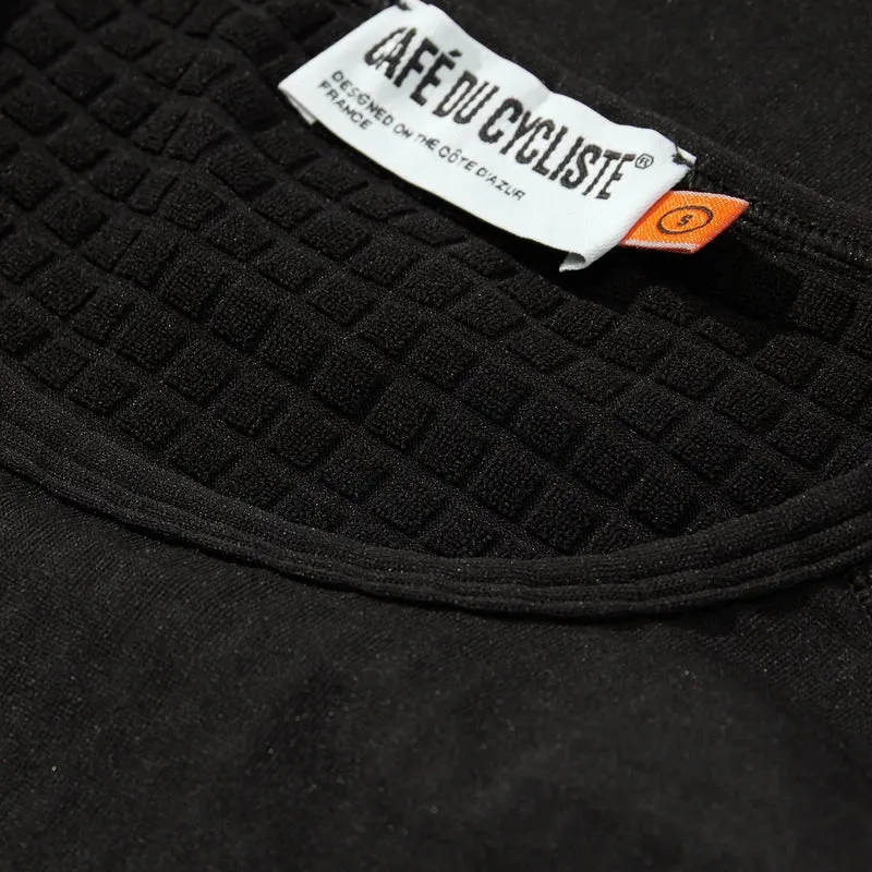 Maglia intima maniche lunghe Cafe du cycliste Coline - Nero