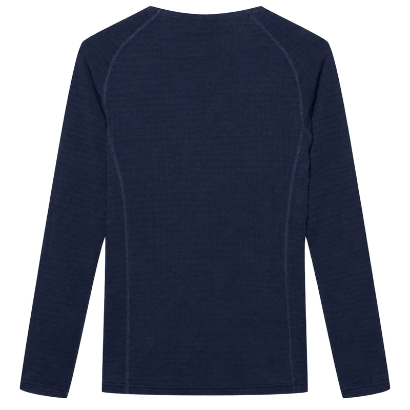 Maglia intima maniche lunghe Cafe du cycliste Coline - Blu