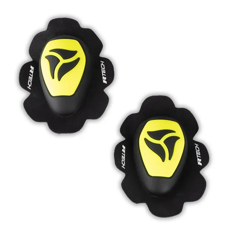 R-TECH KNEE SLIDER ACCESSORI NERO GIALLO FLUO