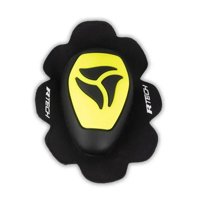 R-TECH KNEE SLIDER ACCESSORI NERO GIALLO FLUO