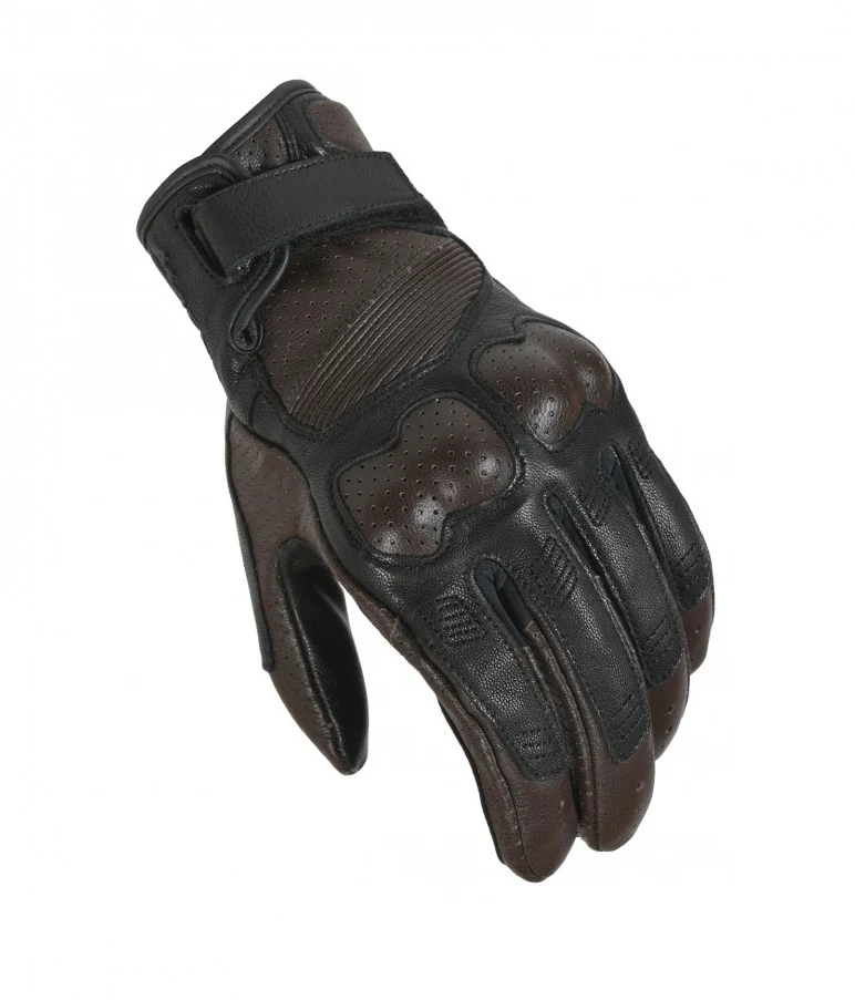 GUANTI MACNA PELLE BOLD NERO MARRONE