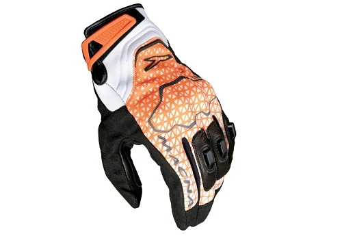 GUANTI MACNA UOMO ASSAULT ESTIVO IMPERMEABILE NERO-ARANCIO-BIANCO