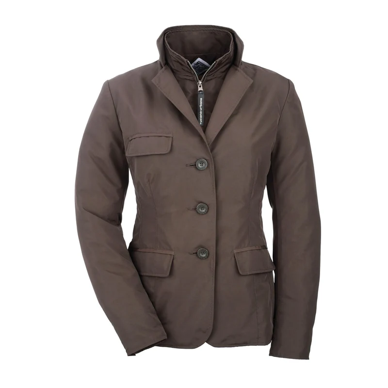 GIACCA COTTAGE DONNA BLAZER IMBOTTITA MARRONE