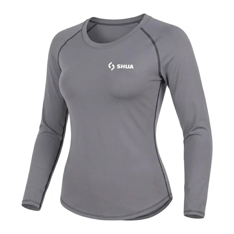 SHUA CORE CAMICIA DI MOTO DONNA GRIGIO
