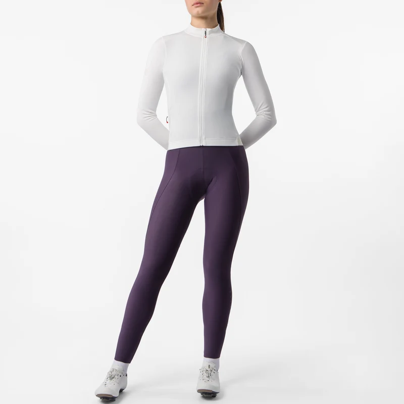 Maglia donna maniche lunghe Castelli Espresso Thermal 2 - Bianco