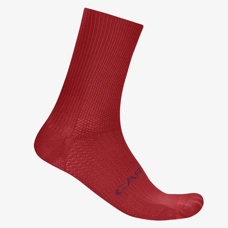 Calze Castelli Espresso 18 - Rosso scuro