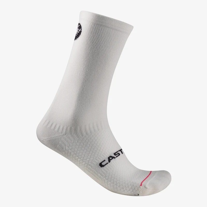 Calze Castelli Scorpion Logo 20 Thermal - Bianco