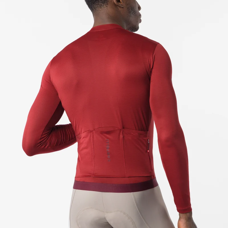 Maglia maniche lunghe Castelli Espresso 2 - Rosso