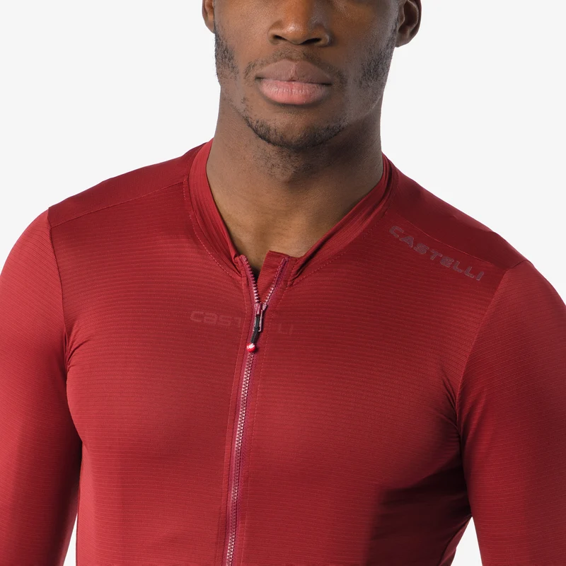 Maglia maniche lunghe Castelli Espresso 2 - Rosso