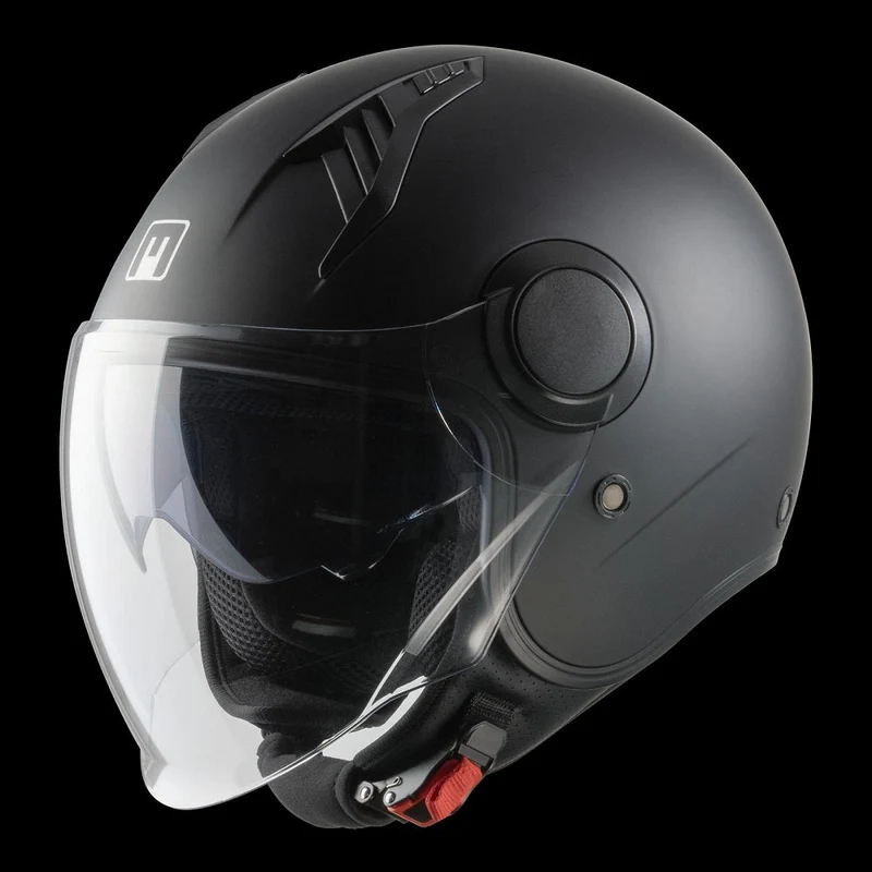 CASCO JET MPH NEW ONE ECE 22.06 DOPPIA VISIERA NERO OPACO