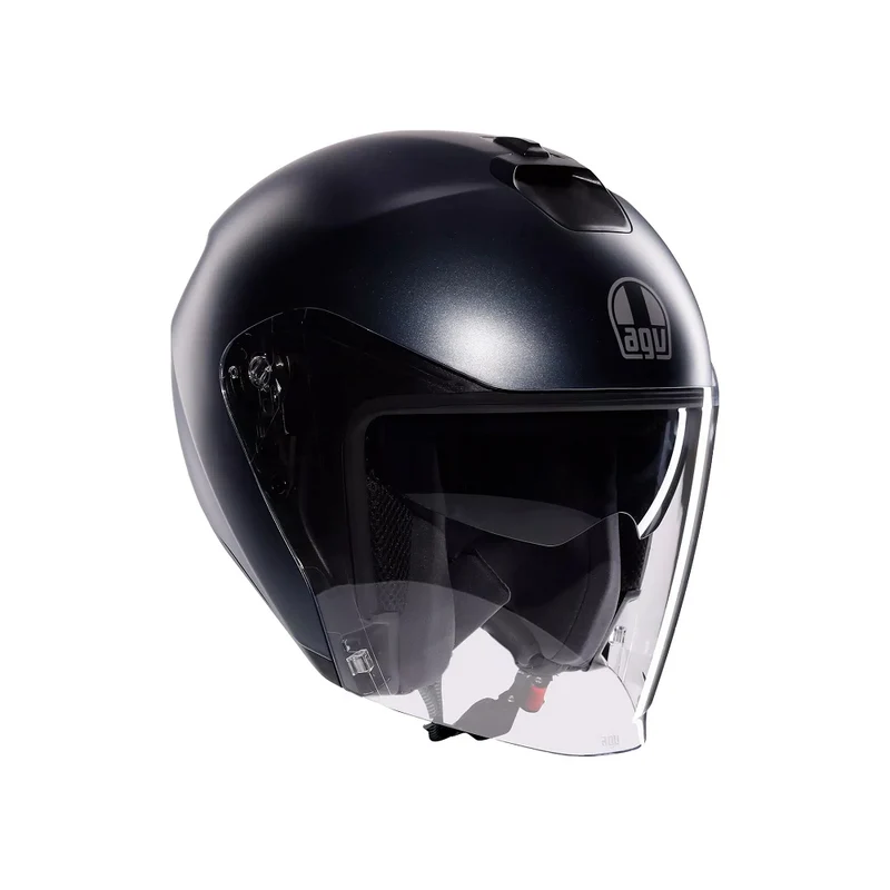 CASCO JET IRIDES AGV E2206 MONO MATT ARDESIA GREY