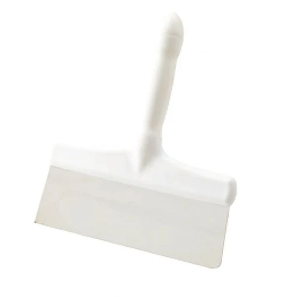 RASCHIETTO IN ACCIAIO MANUALE 250x300mm. BIANCO
