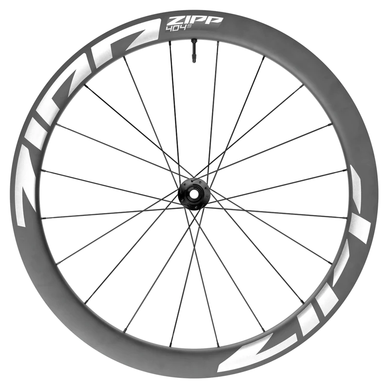 Ruote Zipp 404 S tubeless disc center lock - Nero bianco