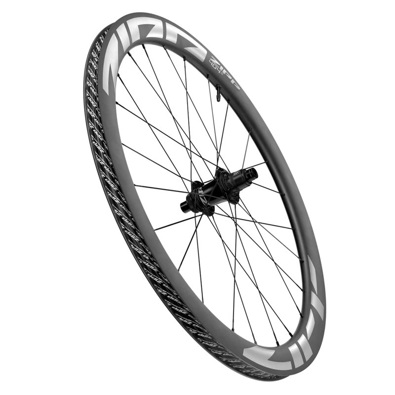 Ruote Zipp 404 S tubeless disc center lock - Nero bianco