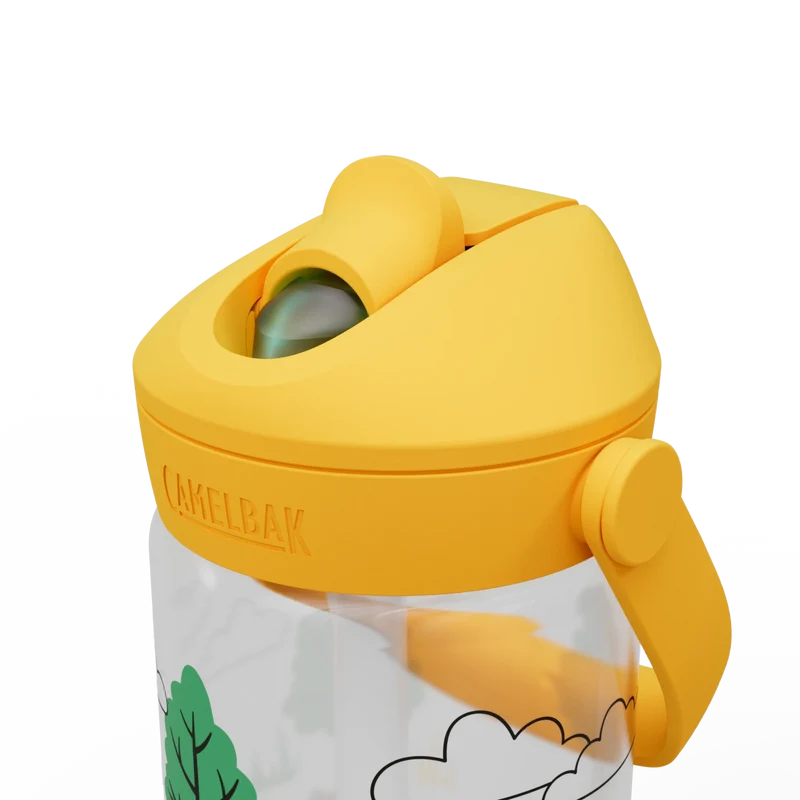 Borraccia bambino Camelbak Thrive Flip Straw 410 ml - Tractors