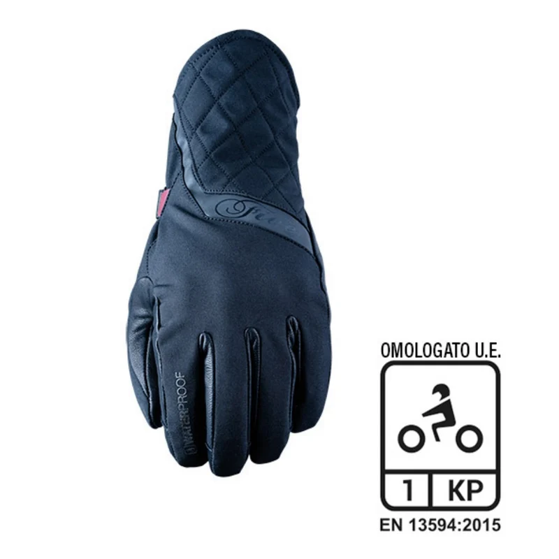 GUANTI DONNA FIVE MILANO EVO WP NERO