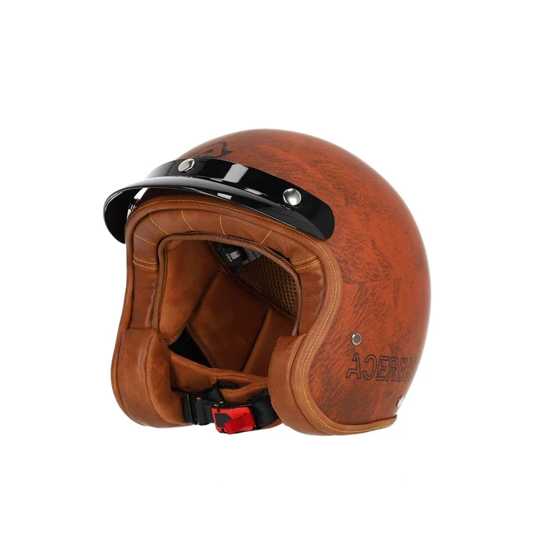 CASCO JET ACERBIS SKODELA 2206 MARRONE OPACO