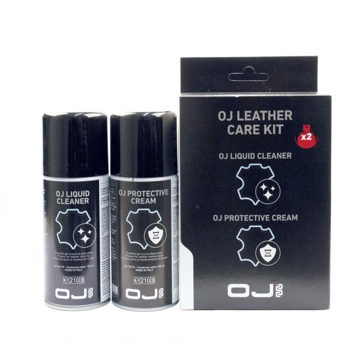 KIT PULITORE PELLE OJ LEATHER CARE KIT