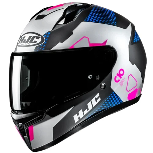CASCO INTEGRALE HJC C10 ASPA MC28SF NERO GRIGIO FUXIA OPACO