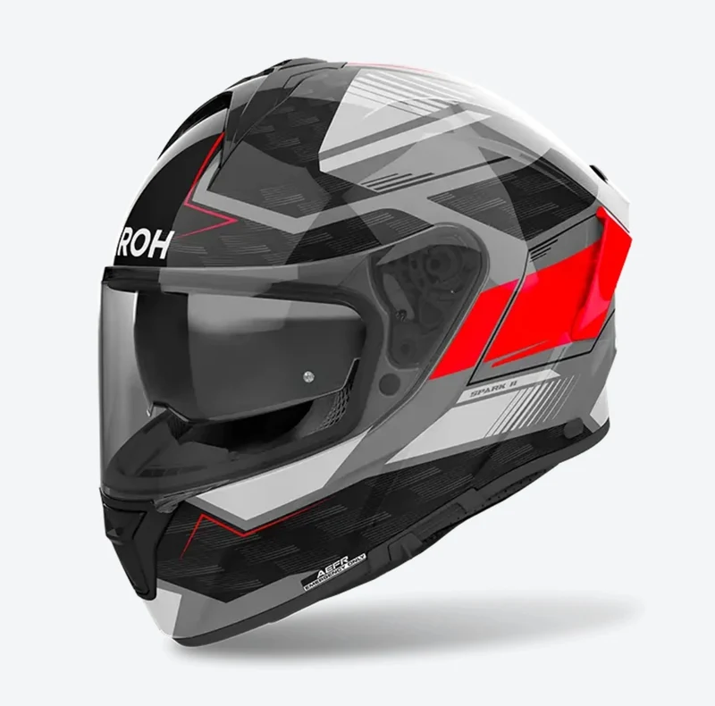 CASCO AIROH INTEGRALE SPARK 2 ZENITH RED GLOSS