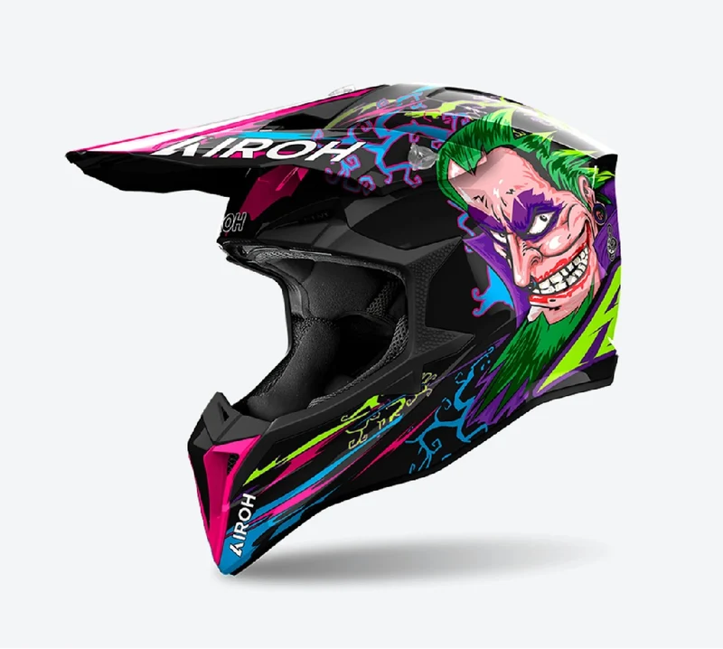 CASCO AIROH CROSS WRAAAP MUSIC GLOSS