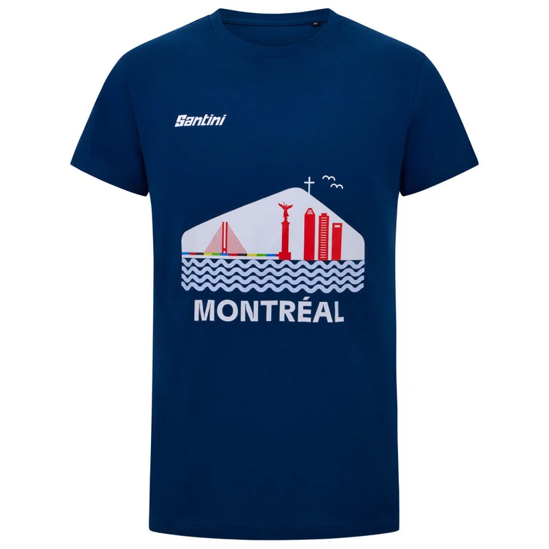 T-Shirt Santini UCI World Championship Montréal 2026 - Blu