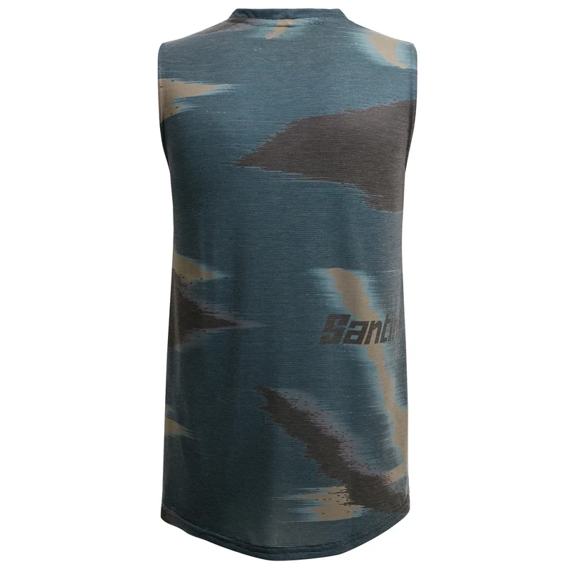 Maglia senza maniche Santini Watt Indoor - Verde