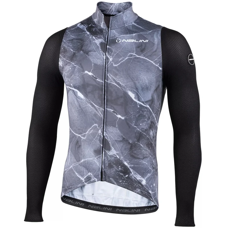Maglia maniche lunghe Nalini Warm Mesh - Grigio