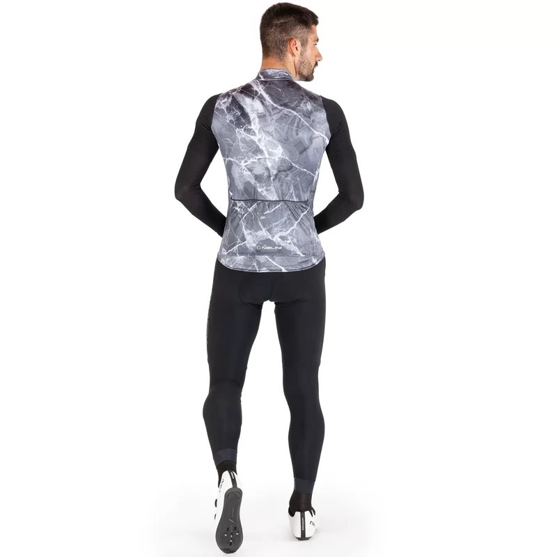 Maglia maniche lunghe Nalini Warm Mesh - Grigio