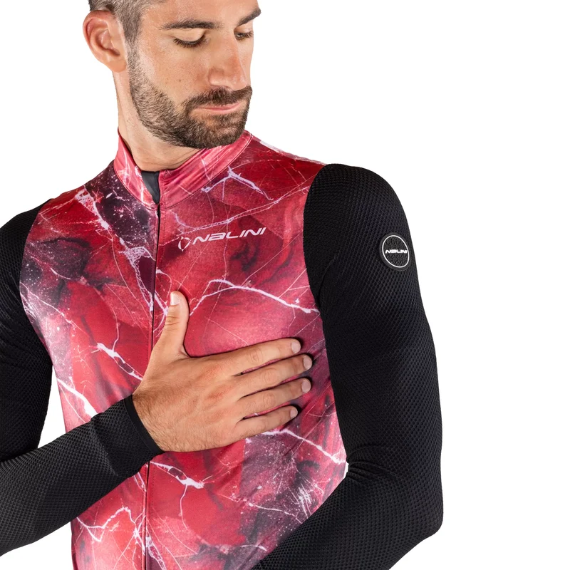 Maglia maniche lunghe Nalini Warm Mesh - Rosso