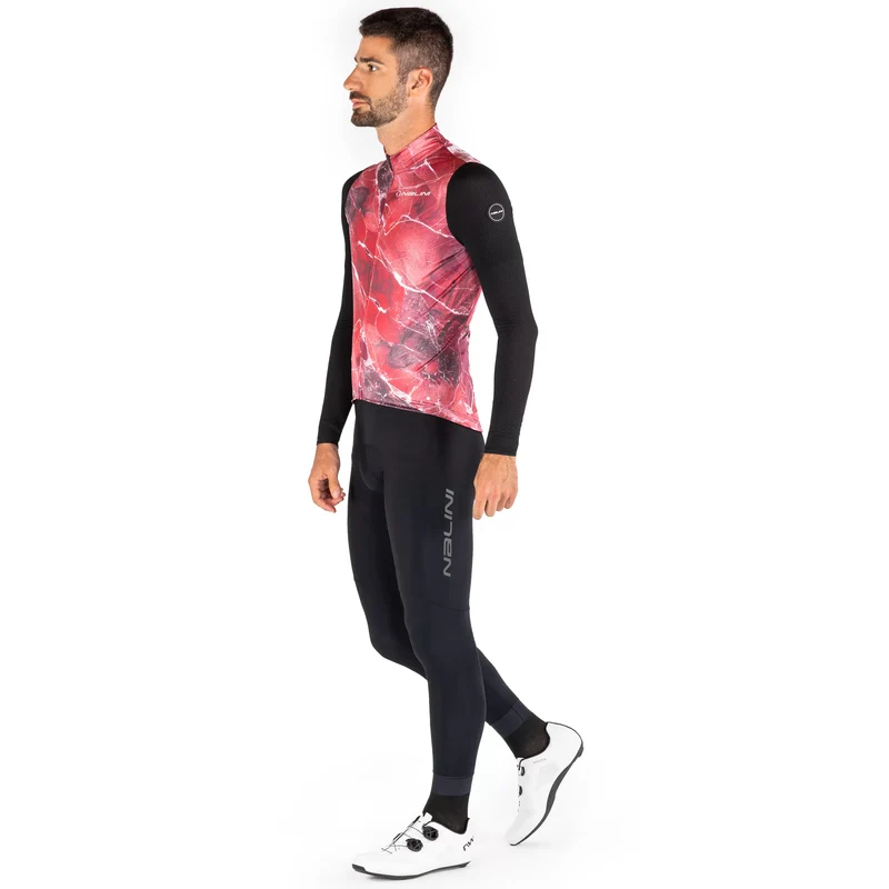 Maglia maniche lunghe Nalini Warm Mesh - Rosso
