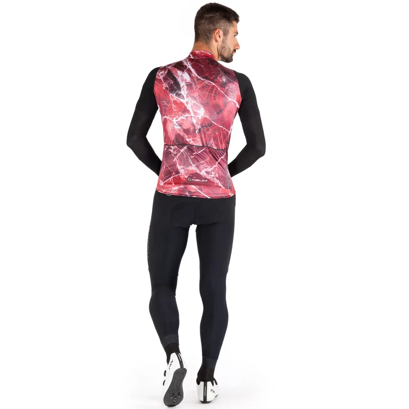 Maglia maniche lunghe Nalini Warm Mesh - Rosso