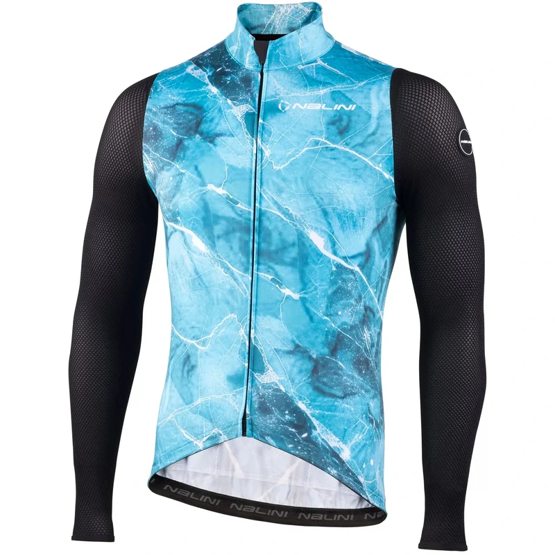 Maglia maniche lunghe Nalini Warm Mesh - Azzurro