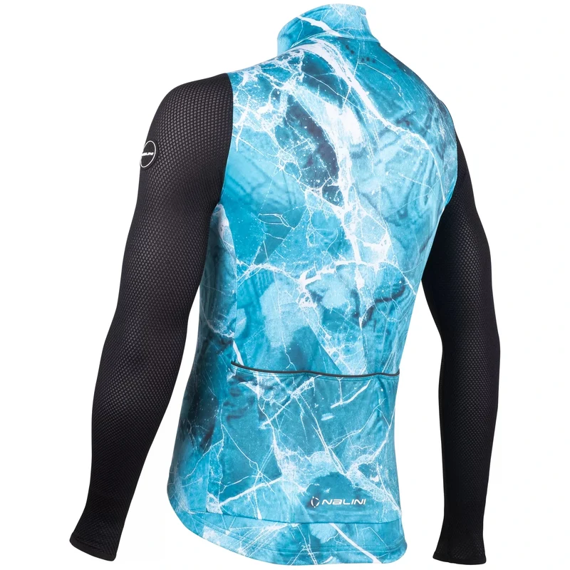 Maglia maniche lunghe Nalini Warm Mesh - Azzurro