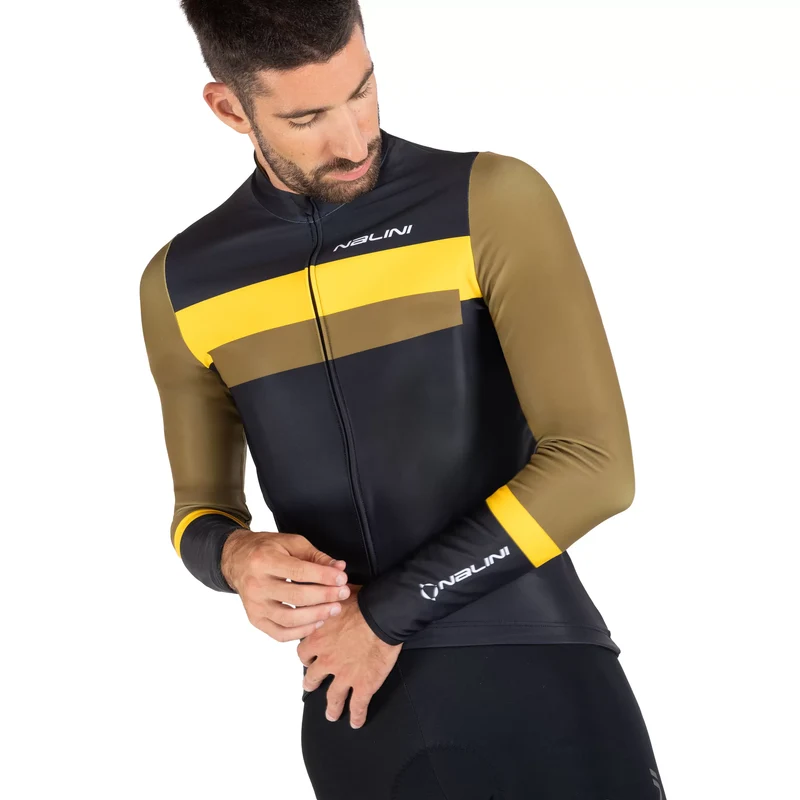 Maglia maniche lunghe Nalini Stelvio - Nero verde