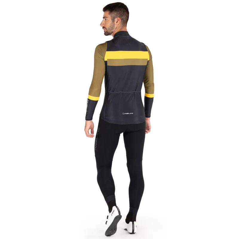 Maglia maniche lunghe Nalini Stelvio - Nero verde