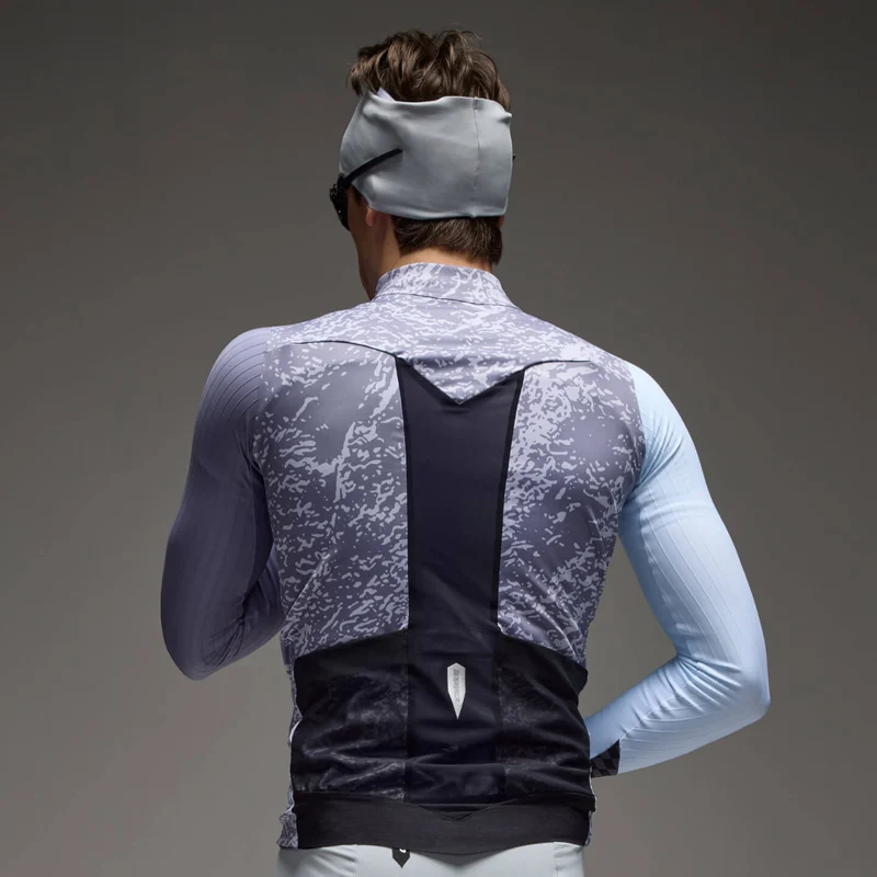 Gilet Q36.5 Gregarius Hybrid Alpi Camo - Blu