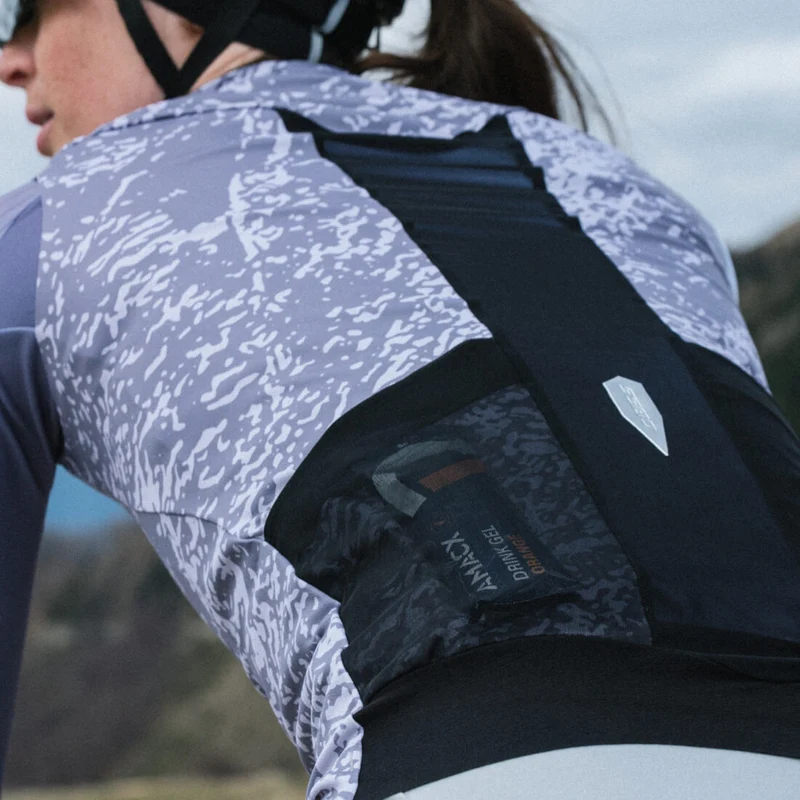 Gilet Q36.5 Gregarius Hybrid Alpi Camo - Blu