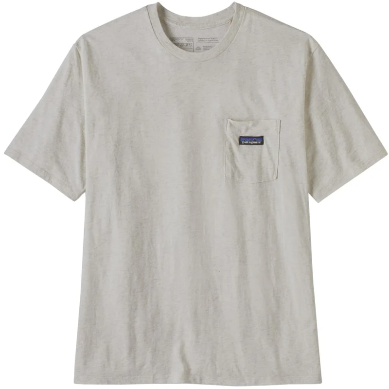 T-Shirt Patagonia Daily Pocket - Bianco