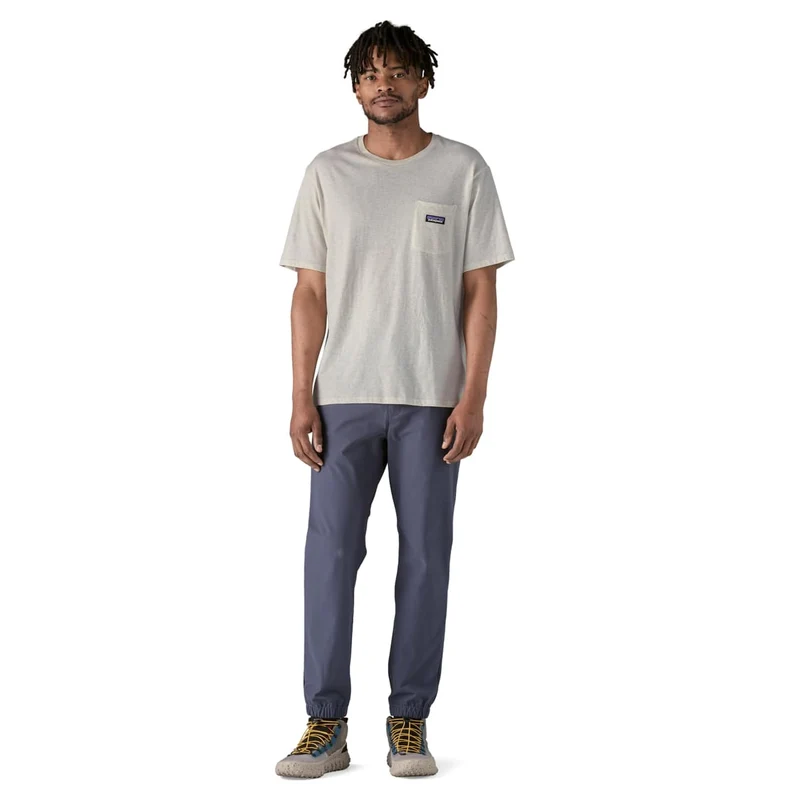 T-Shirt Patagonia Daily Pocket - Bianco
