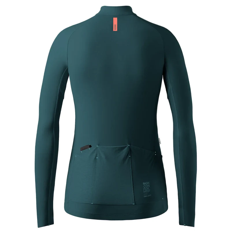 Maglia maniche lunghe donna Gobik Pacer Solid 2.0 Sunken - Verde