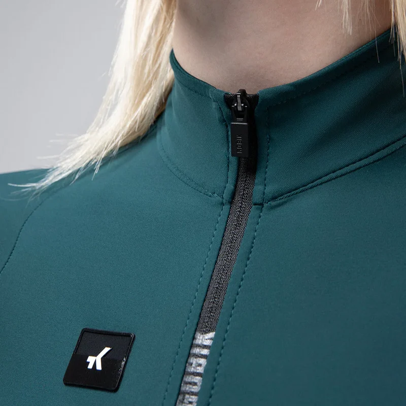 Maglia maniche lunghe donna Gobik Pacer Solid 2.0 Sunken - Verde