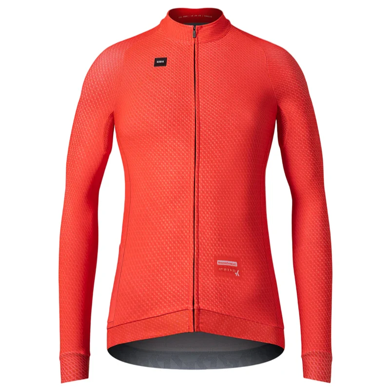 Maglia maniche lunghe donna Gobik Hyder Vermilion - Rosso